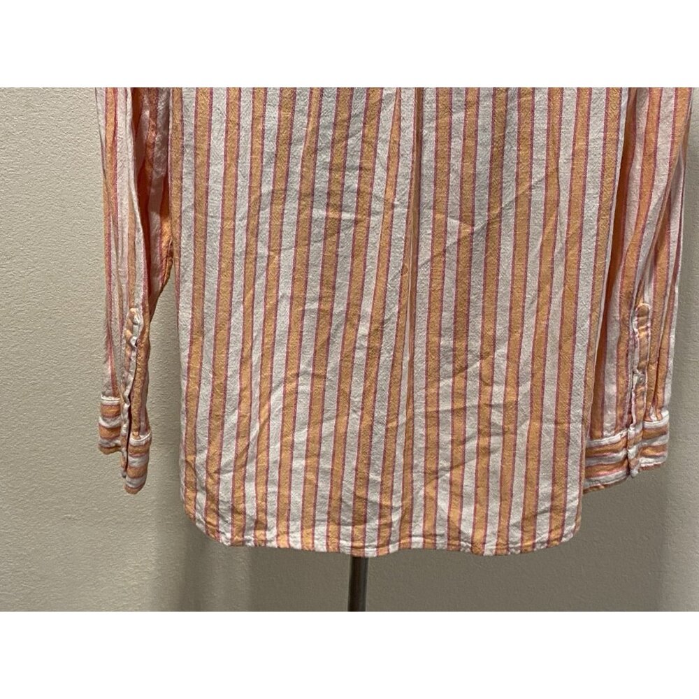 Universal Thread Goods Co. Womens Size S Relaxed Fit Blouse Striped - Picture 10 of 10